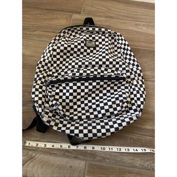 Vintage Rare Vans backpack Black/white Checkered‎ main image 14
